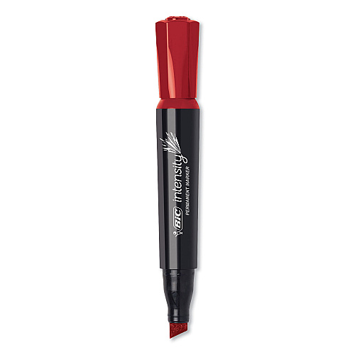 BIC Intensity Chisel Tip Permanent Marker, Broad Chisel Tip, Assorted Colors, Dozen (GPMM11AST)