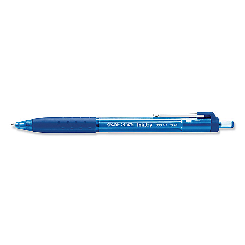 Paper Mate InkJoy 300 RT Ballpoint Pen, Retractable, Medium 1 mm, Blue Ink, Blue Barrel, 36/Pack (2082957)