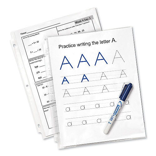 Avery Top-Load Sheet Protector, Economy Gauge, Letter, Clear, 100/Box (75091)