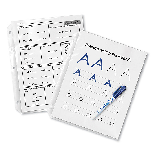 Avery Top-Load Poly Sheet Protectors, Heavy Gauge, Letter, Nonglare, 100/Box (74102)