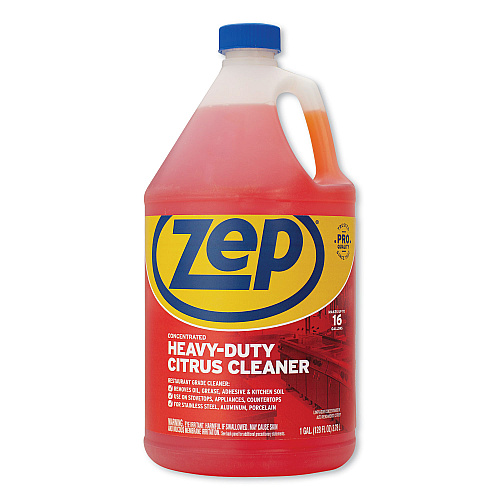 Zep Commercial Cleaner and Degreaser, 1 gal Bottle, 4/Carton (ZUCIT128CT)