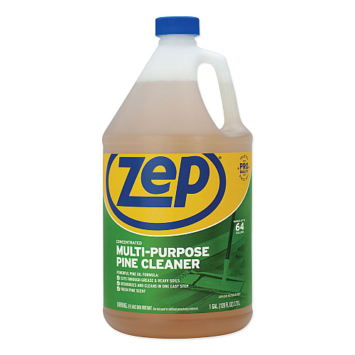 Zep Commercial Pine Multi-Purpose Cleaner, Pine Scent, 1 gal, 4/Carton (ZUMPP128CT)