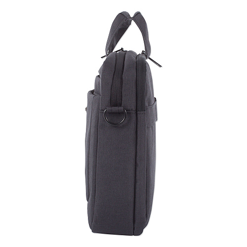 Swiss Mobility Cadence 2 Section Briefcase, Fits Devices Up to 15.6", Polyester, 4.5 x 4.5 x 16, Charcoal (EXB1009SMCH)