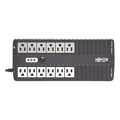 Tripp Lite Internet Office Ultra-Compact Desktop Standby UPS, 12 Outlets, 750 VA, 420 J (INTERNET750U)