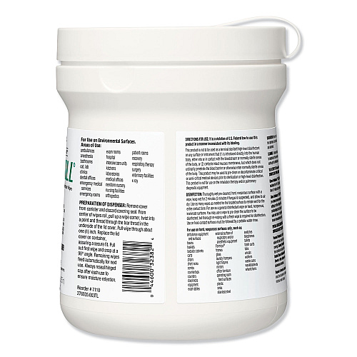 Clorox EZ-Kill Quat Alcohol Cleaner Disinfectant Wipes, 6 x 6.75, 160/Canister, 12 Canisters/Carton (32382)