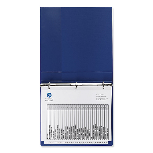 Avery Customizable TOC Ready Index Black and White Dividers, 31-Tab, 1 to 31, 11 x 8.5, 1 Set (11128)