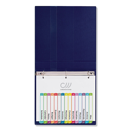 Avery Customizable TOC Ready Index Multicolor Tab Dividers, 15-Tab, 1 to 15, 11 x 8.5, White, Contemporary Color Tabs, 1 Set (11845)