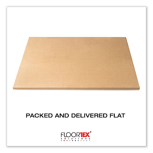 Floortex Cleartex MegaMat Heavy-Duty Polycarbonate Mat for Hard Floor/All Carpet, 46 x 60, Clear (ECM121525ER)