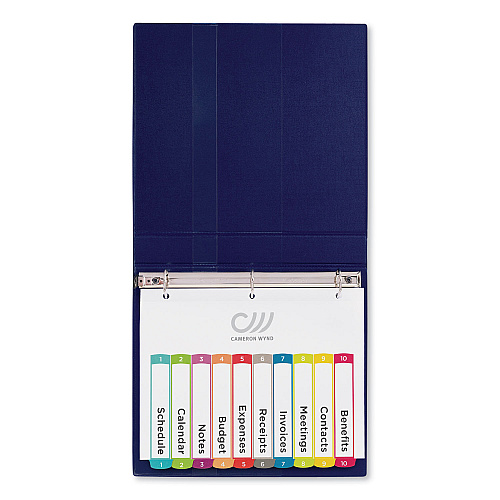 Avery Customizable TOC Ready Index Multicolor Tab Dividers, 10-Tab, 1 to 10, 11 x 8.5, White, Contemporary Color Tabs, 1 Set (11842)