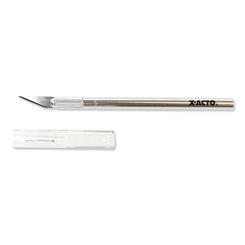 X-ACTO No. 1 Z-Series Precision Utility Knife with Replaceable Steel Blade, Safety Cap, Silver (XZ3601)