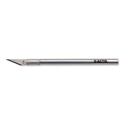 X-ACTO No. 1 Z-Series Precision Utility Knife with Replaceable Steel Blade, Safety Cap, Silver (XZ3601)