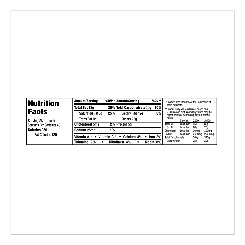 M&M's Chocolate Candies, Peanut, Individually Wrapped, 1.74 oz, 48/Box (01232)