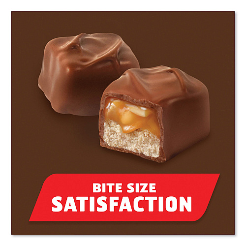 Snickers Minis Size Chocolate Bars, Milk Chocolate, 4.4 oz Pack, 12 Packs/Carton (MMM01502)