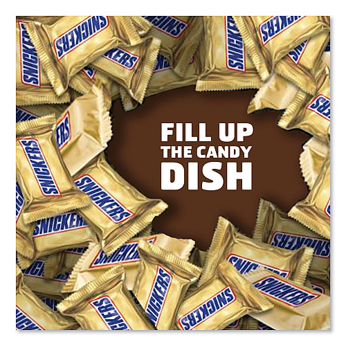 Snickers Minis Size Chocolate Bars, Milk Chocolate, 4.4 oz Pack, 12 Packs/Carton (MMM01502)