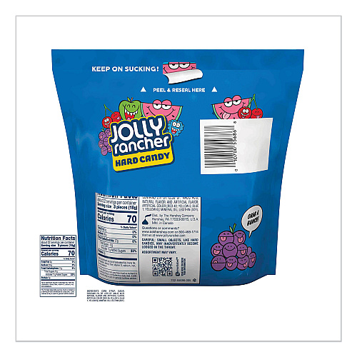 Jolly Rancher Original Hard Candy, Assorted, Individually Wrapped, 14 oz (HEC55686)