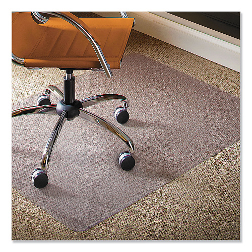 ES Robbins Natural Origins Chair Mat for Carpet, 46 x 60, Clear (141052)
