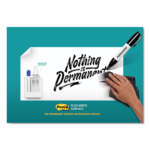 Post-it Flex Write Surface, 50 ft x 48, White Surface (FWS50X4)
