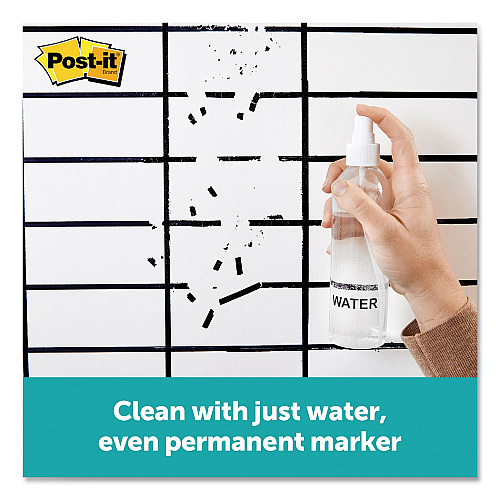 Post-it Flex Write Surface, 50 ft x 48, White Surface (FWS50X4)