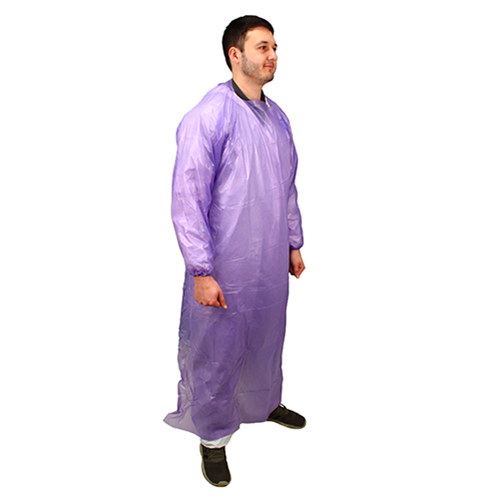 Impact 60 In. Isolation Gown L/s Elastic Wrists, Purple, 100/cs, Case Of 100 (MCPE-60P)
