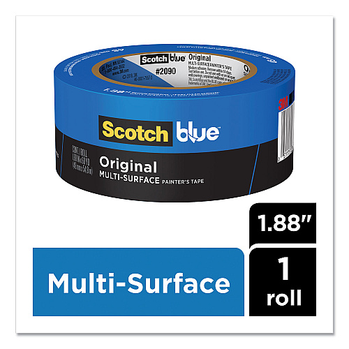 ScotchBlue Original Multi-Surface Painter's Tape, 3" Core, 2" x 60 yds, Blue (209048NC)