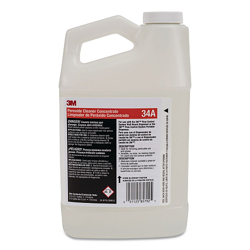 3M Peroxide Cleaner Concentrate, 0.5 gal, 4/Carton (34A)