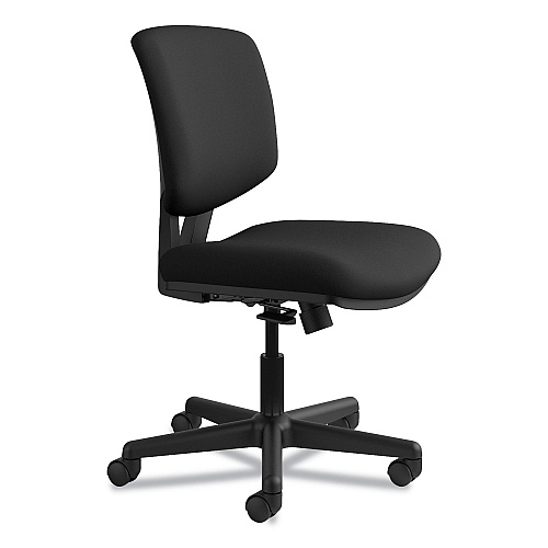HON Volt Series Task Chair with Synchro-Tilt, Supports Up to 250 lb, 18" to 22.25" Seat Height, Black (5703GA10T)
