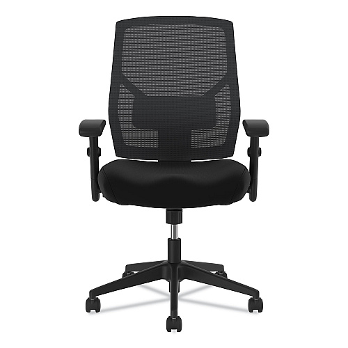 HON VL581 High-Back Task Chair, Supports Up to 250 lb, 18" to 22" Seat Height, Black (VL581ES10T)