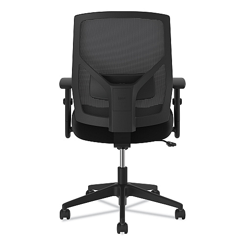 HON VL581 High-Back Task Chair, Supports Up to 250 lb, 18" to 22" Seat Height, Black (VL581ES10T)