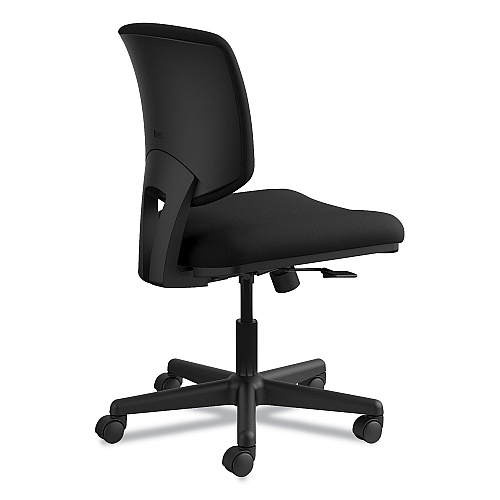 HON Volt Series Task Chair with Synchro-Tilt, Supports Up to 250 lb, 18" to 22.25" Seat Height, Black (5703GA10T)