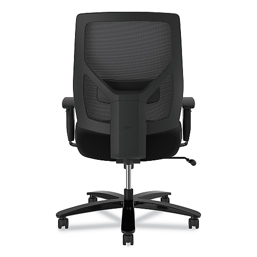 HON Crio Big and Tall Mid-Back Task Chair, Supports Up to 450 lb, 18" to 22" Seat Height, Black (VL585ES10T)