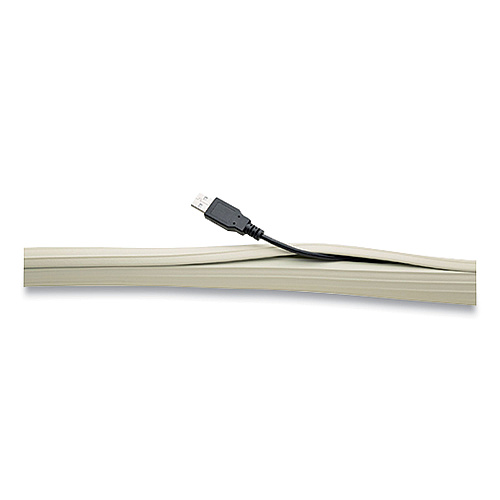 UT Wire Flexi Cable Wrap, 0.5" to 1" x 12 ft, White (UTWFCW12WH)