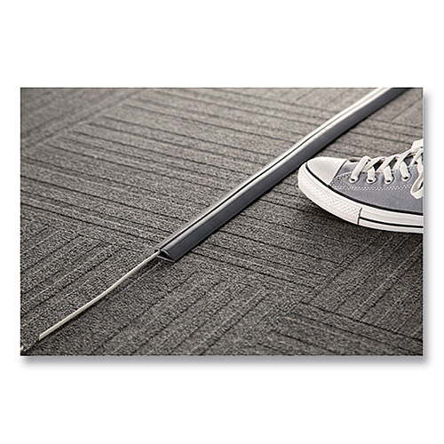 UT Wire Compact Cord Protector and Concealer, 1.6" x 5 ft, Gray (UTWCPM5GY)