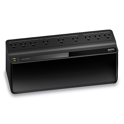 APC BN900M Back-UPS 900 VA Battery Backup System, 9 Outlets, 900 VA, 354 J (BVN900M1)