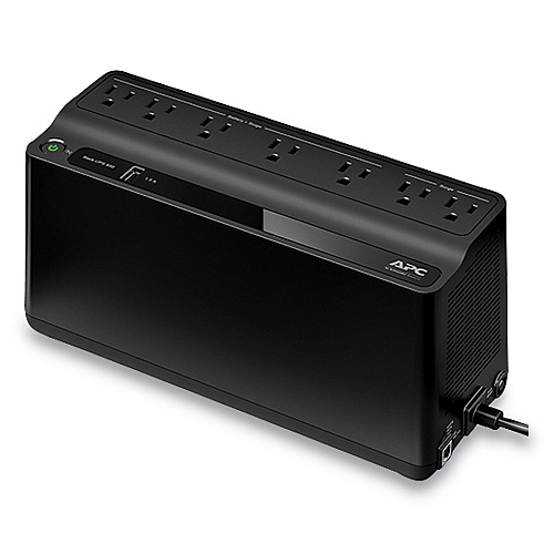 APC BN650M1 Back-UPS 650 VA Battery Backup System, 7 Outlets, 650 VA, 490 J (BVN650M1)