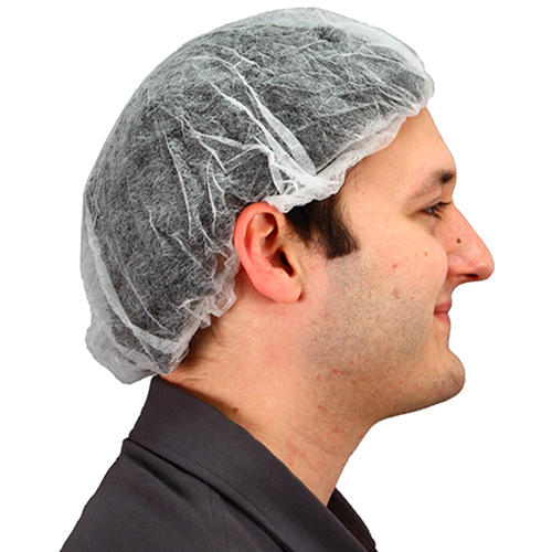 Impact Polypro Bouffant Cap White 21 In., Case Of 1000 (MB-21-1000/W)
