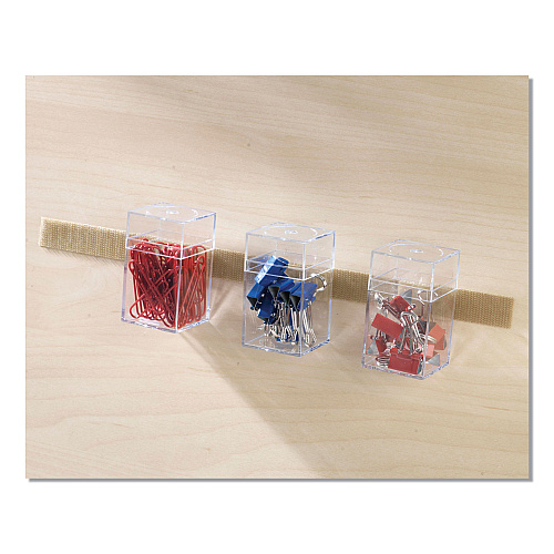 Velcro Sticky-Back Fasteners with Dispenser, Removable Adhesive, 0.75" x 15 ft, Beige (90083)