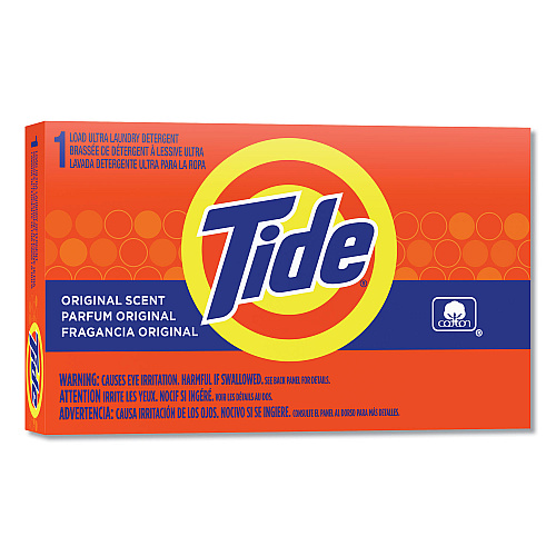 Tide&reg; Vending-Design Laundry Detergent, Powder, 1.5 oz., 156 Packs (49340)