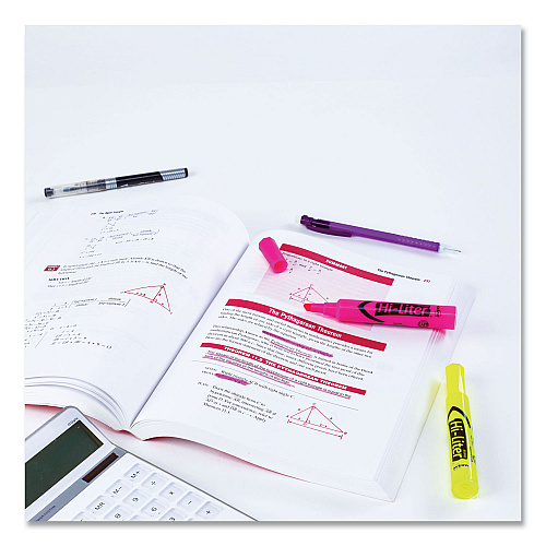 Avery HI-LITER Desk-Style Highlighter Value Pack, Assorted Ink Colors, Chisel Tip, Assorted Barrel Colors, 24/Pack (98189)