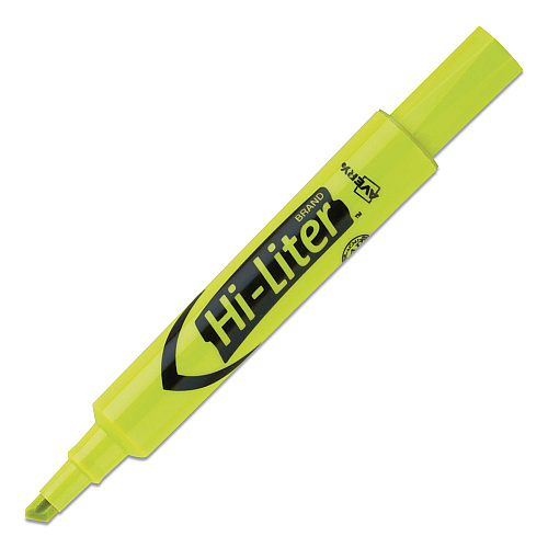 Avery HI-LITER Desk-Style Highlighters, Assorted Ink Colors, Chisel Tip, Assorted Barrel Colors, Dozen (98034)