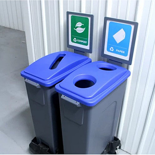 Thin Bin 23 Gallon Paper Recycling Lids - 4/cs, Case Of 4 (T0042-00)