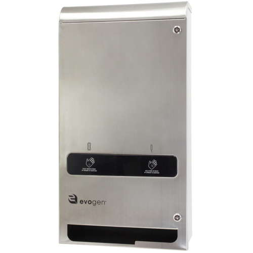 Evogen No-touch Dual Vendor, Free Vend, Stainless Steel, 26"x13.75"x6.125" - 1 Each (EVNT3-SS)
