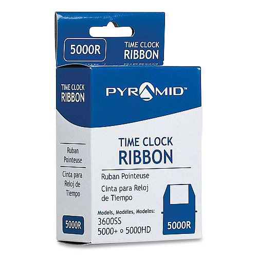 Pyramid 5000R Time Clock Ribbon, Black