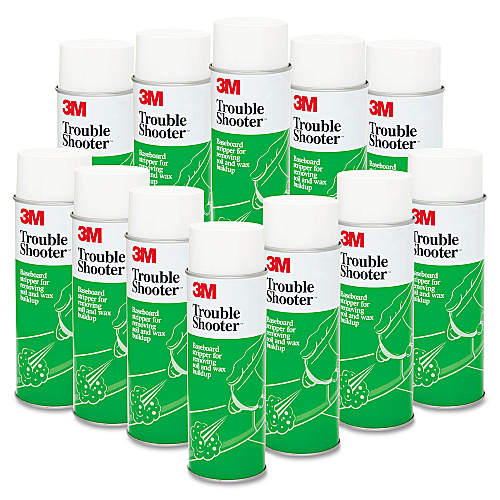 3M TroubleShooter Baseboard Stripper, 21 oz Aerosol Spray, 12/Carton (14001)