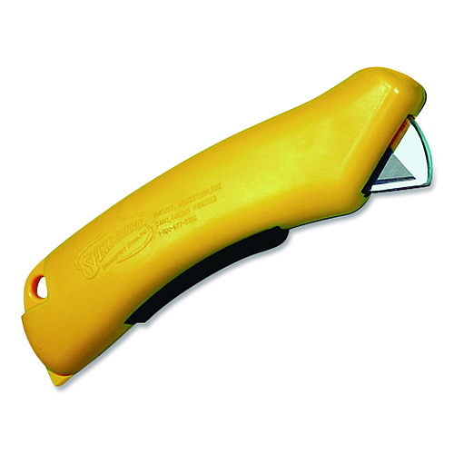 CrewSafe X-traSafe CU Safety Utility Knife, Plastic Handle, Yellow, 6/Pack (XSCU03101)