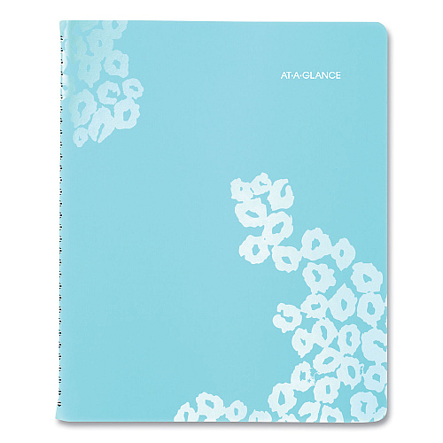 AT-A-GLANCE Wild Washes Weekly/Monthly Planner, Flora and Fauna Artwork, 11 x 8.5, Blue Cover, 13-Month: Jan 2026 to Jan 2027 (523905)