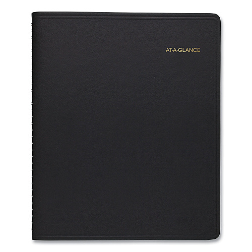 AT-A-GLANCE Monthly Planner, 8.75 x 7, Black Cover, 12-Month (Jan to Dec): 2026 (7012005)