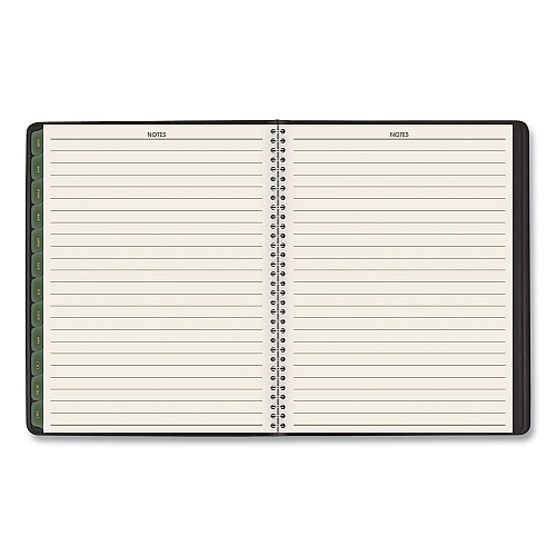 AT-A-GLANCE Recycled Weekly Vertical-Column Format Appointment Book, 8.75 x 7, Black Cover, 12-Month (Jan to Dec): 2026 (70951G05)