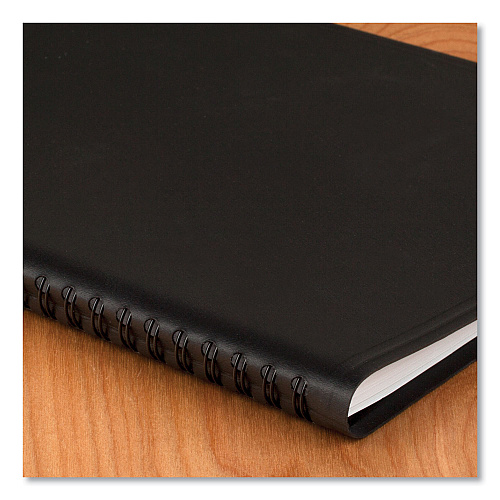 AT-A-GLANCE Weekly Planner Ruled for Open Scheduling, 8.75 x 6.75, Black Cover, 12-Month (Jan to Dec): 2026 (7085505)