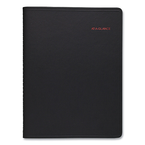 AT-A-GLANCE 800 Range Weekly/Monthly Appointment Book, 11 x 8.25, Black Cover, 12-Month (Jan to Dec): 2026 (7086405)