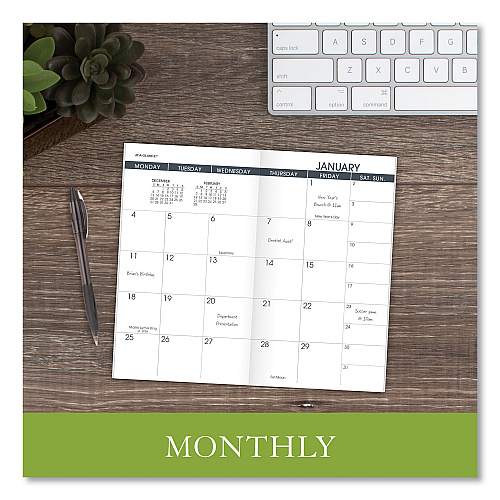 AT-A-GLANCE Pocket Size Monthly Planner Refill, 6 x 3.5, White Sheets, 12-Month (Jan to Dec): 2026 (7090610)